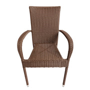 Well Traveled Living Set of 4 Morgan Outdoor Wicker Chairs | GW STORE