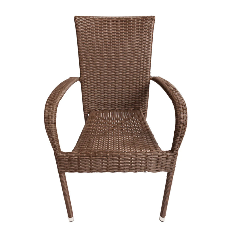Well Traveled Living Set of 4 Morgan Outdoor Wicker Chairs | GW STORE