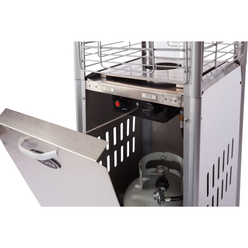 Well Traveled Living Stainless Steel Propane Pyramid Flame Heater | GW STORE