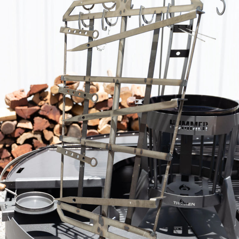 Tromen Hummer Firepit Open Fire Argentine Mega Grill with Oven | GW STORE