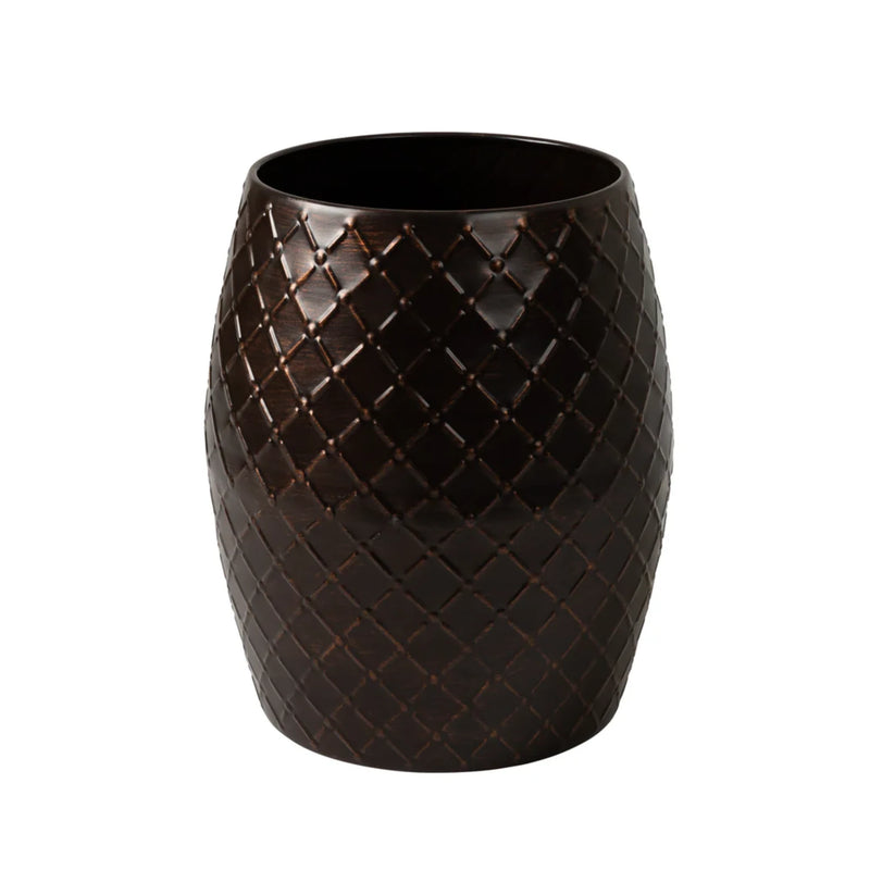 Well Traveled Living Bronze Finish Braga Metal Stool-Table-Container | GW STORE