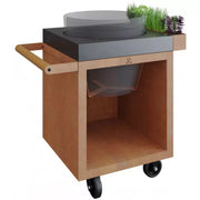 The Bastard Urban Large Solo w/ OFYR Kamado Table Corten 65 PRO Concrete (Discontinued / New In Box) | GW STORE