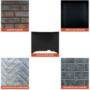 Napoleon AX36-1 Decorative Panel Black Illusion Glass | GW STORE