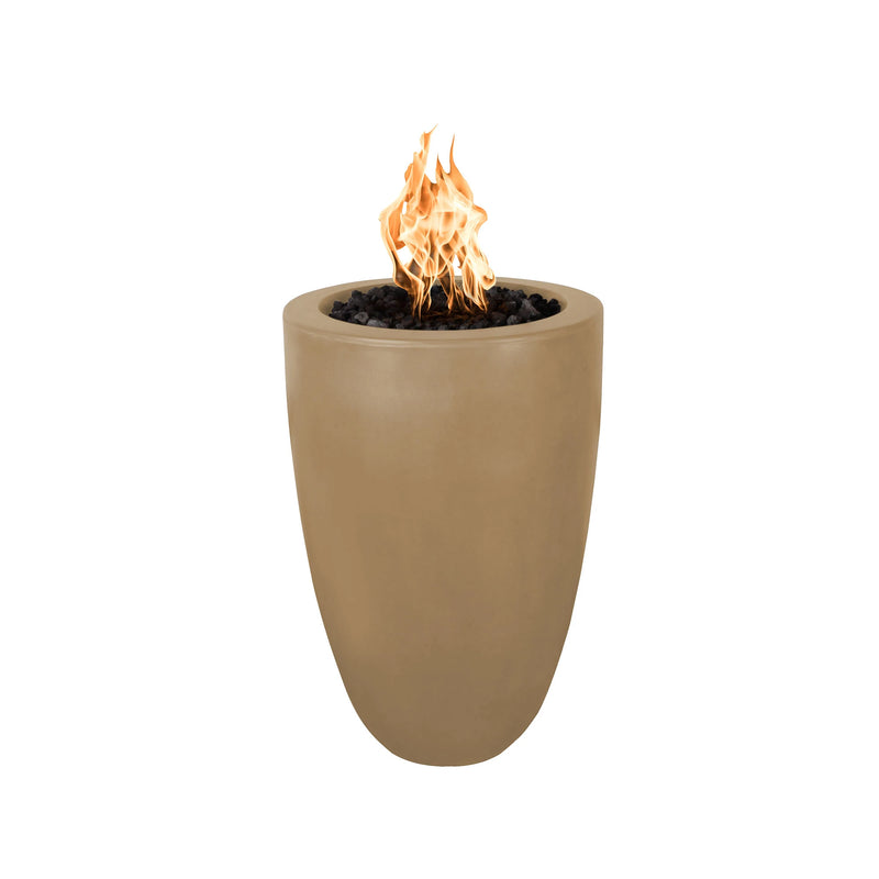 The Outdoor Plus Castillo Fire Pillar Concrete With Access Door | GW STORE