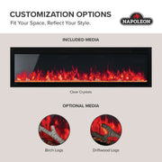 Napoleon Entice™ 50 Wall-Hanging Electric Fireplace | GW STORE