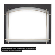 Napoleon Arched Iron Element, Satin Nickel for Elevation™ 42 | GW STORE