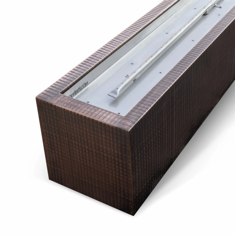 The Outdoor Plus Hammered Copper Eaves Propane Gas Fire Pit  | GW STORE