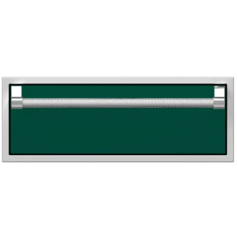 Hestan 30" Single Storage Drawer Recessed Marquise Accented Panels