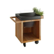 The Bastard Urban Large Solo w/ OFYR Kamado Table Black 65 PRO Concrete (Discontinued / New In Box) | GW STORE