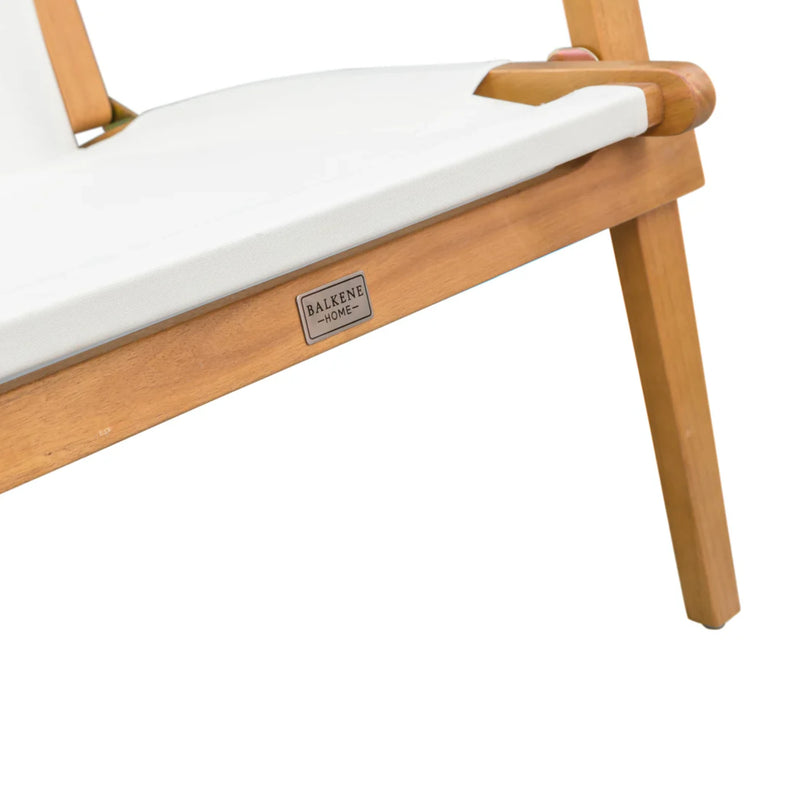 Well Traveled Living Walker Outdoor Wooden Folding Lounge Chair | GW STORE