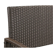 Well Traveled Living Miles Patio Bench in Mocha Wicker | GW STORE