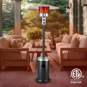 Well Traveled Living Onyx & Stainless Steel Finish Patio Heater | GW STORE