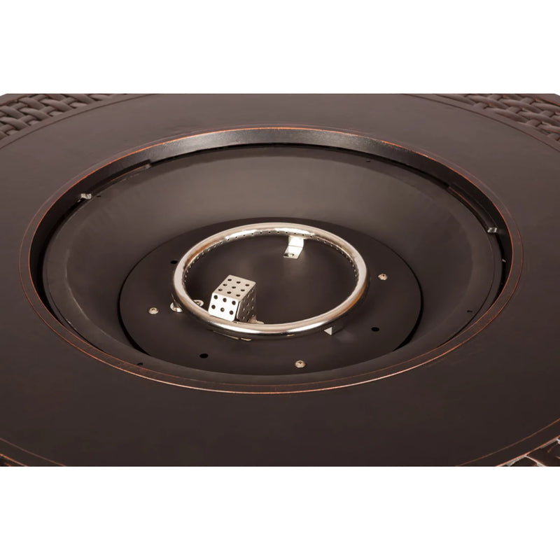 Well Traveled Living Bellante Woven Aluminum Propane Fire Pit | GW STORE