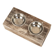 Huntley Pet Berjen Small Double Feeder | GW STORE