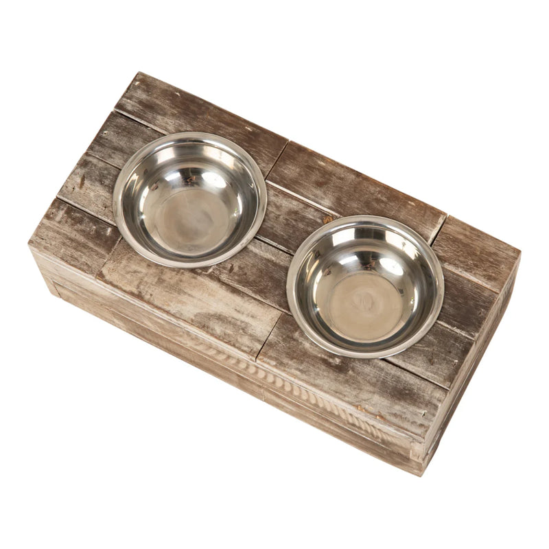 Huntley Pet Berjen Small Double Feeder | GW STORE