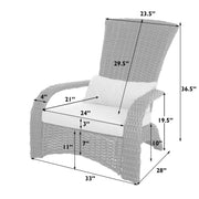 Well Traveled Living Deluxe Coconino Wicker Chair | GW STORE