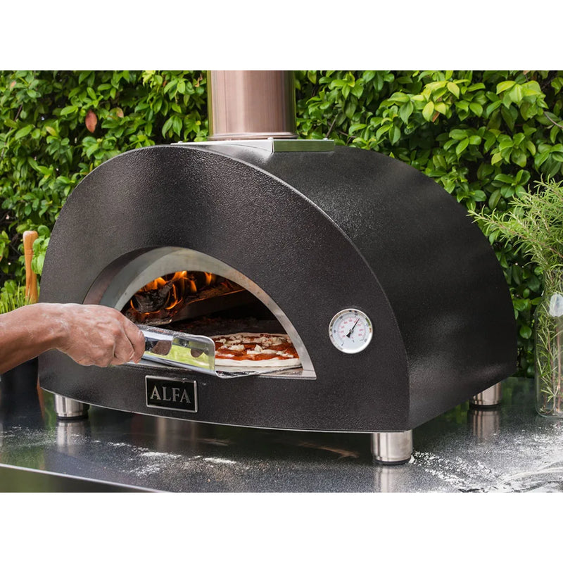 Alfa Moderno Anthracite Grey 1 Pizze Gas Pizza Oven | GW STORE