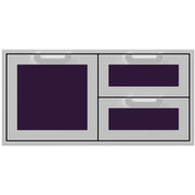 Hestan 42" Double Drawer & Storage Door Combo Recessed Marquise Acc | GW STORE