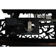 Well Traveled Living Toulon Oval Aluminum Propane Fire Pit | GW STORE