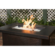 Well Traveled Living Weyland Rectangle Aluminum Propane Fire Pit | GW STORE