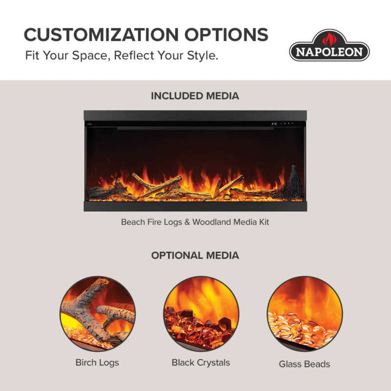 Napoleon Astound 62 FlexMount Electric Fireplace | GW STORE