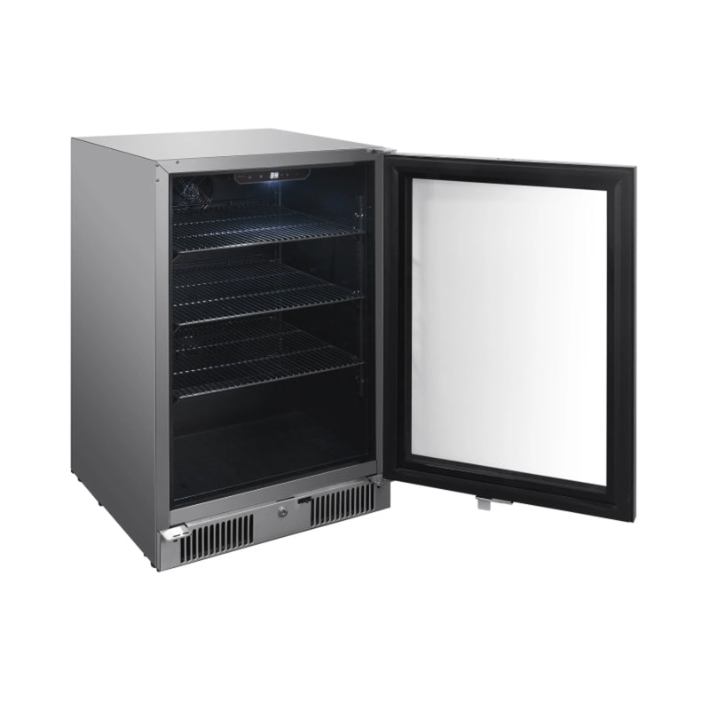 Blaze 20-Inch 4.5 Cu. Ft. Outdoor Rated Beverage Cooler w/ Lock - BLZ-GDBEV20-4.5 | GW STORE