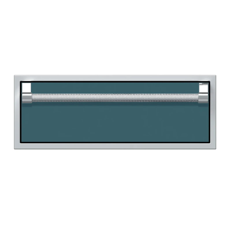 Hestan 30" Single Storage Drawer Recessed Marquise Accented Panels