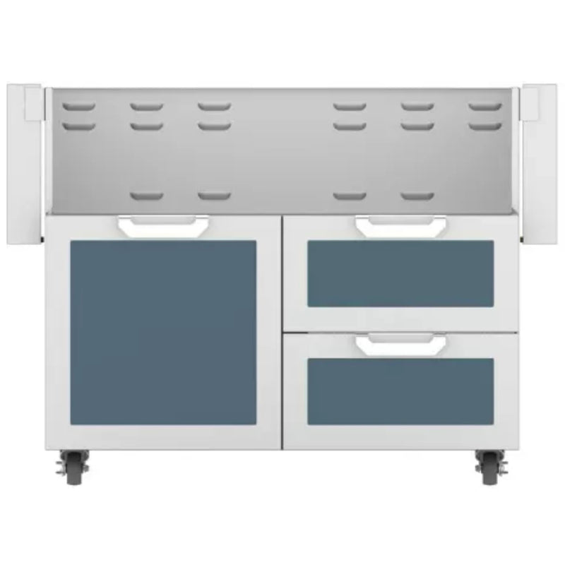 Hestan GCR42 42-Inch Grill Cart with Double Drawers & Soft-Close Door | GW STORE