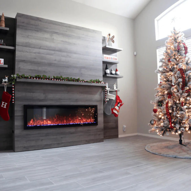 Modern Flames Coastal Sand Allwood Fireplace Wall System
