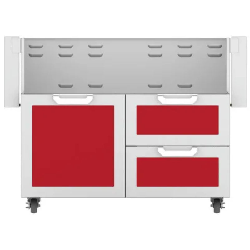 Hestan GCR42 42-Inch Grill Cart with Double Drawers & Soft-Close Door | GW STORE
