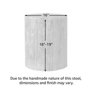 Well Traveled Living Elyse Round Garden Stool | GW STORE