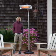Well Traveled Living Telescoping Offset Pole Mounted Infrared Patio Heater | GW STORE
