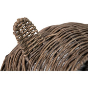 Huntley Pet Wicker Cat Shaped Play House Pet Bed w/ Cushion | GW STORE