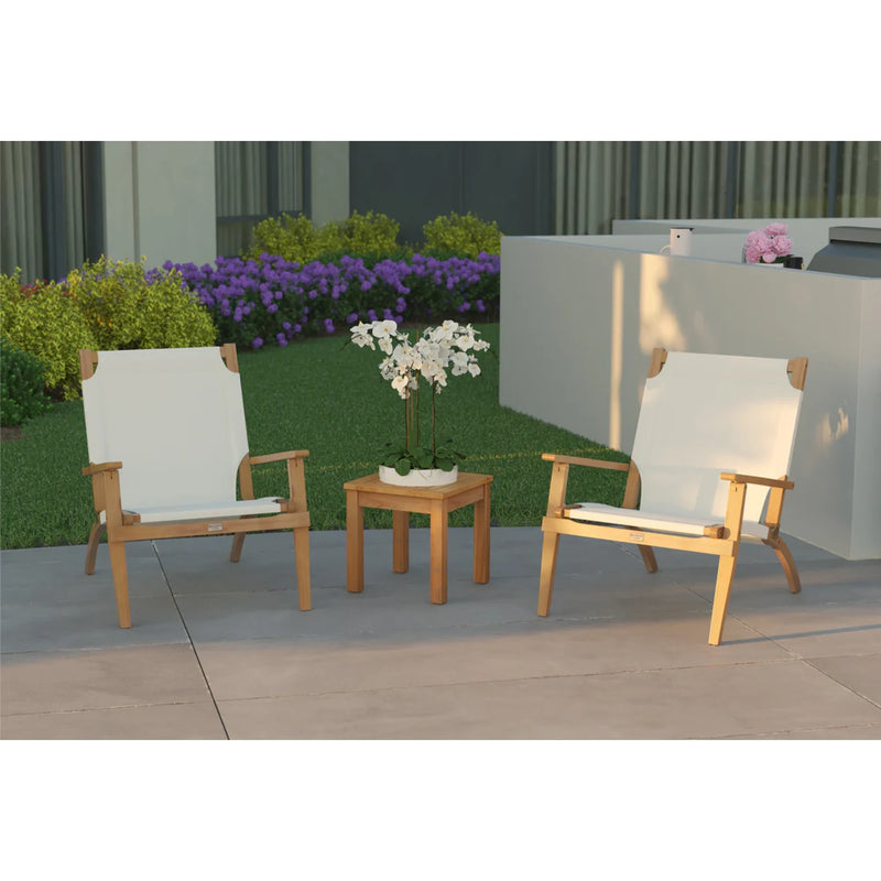 Well Traveled Living Walker Outdoor Wooden Folding Lounge Chair | GW STORE