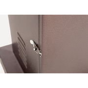 Well Traveled Living Hammered Bronze Finish Square Flame Propane Patio Heater | GW STORE