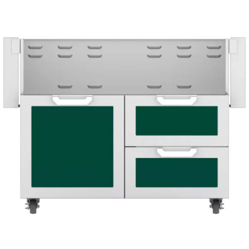 Hestan GCR42 42-Inch Grill Cart with Double Drawers & Soft-Close Door | GW STORE