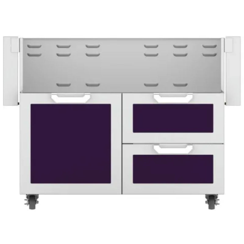 Hestan GCR42 42-Inch Grill Cart with Double Drawers & Soft-Close Door | GW STORE