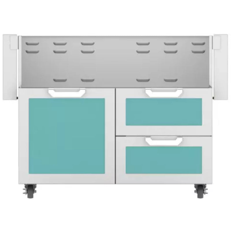 Hestan GCR42 42-Inch Grill Cart with Double Drawers & Soft-Close Door | GW STORE