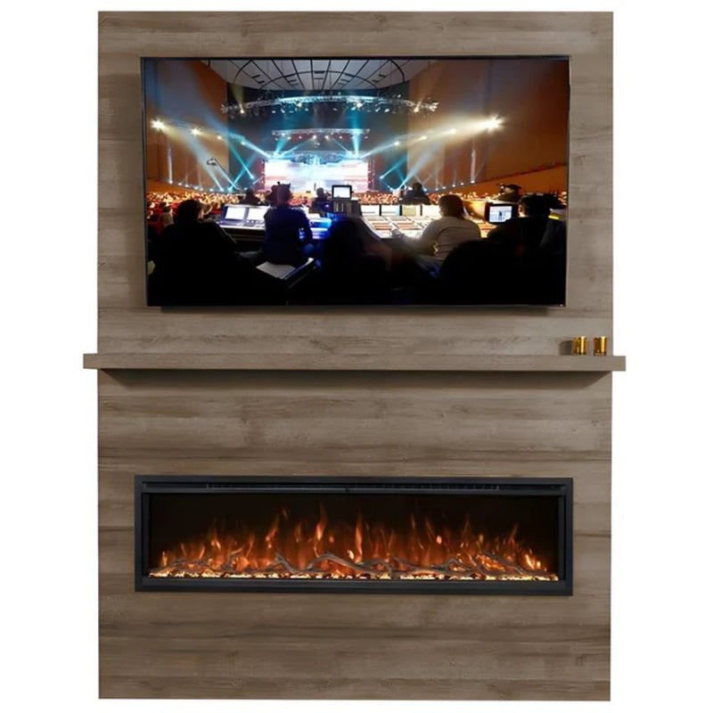 Modern Flames Coastal Sand Allwood Fireplace Wall System