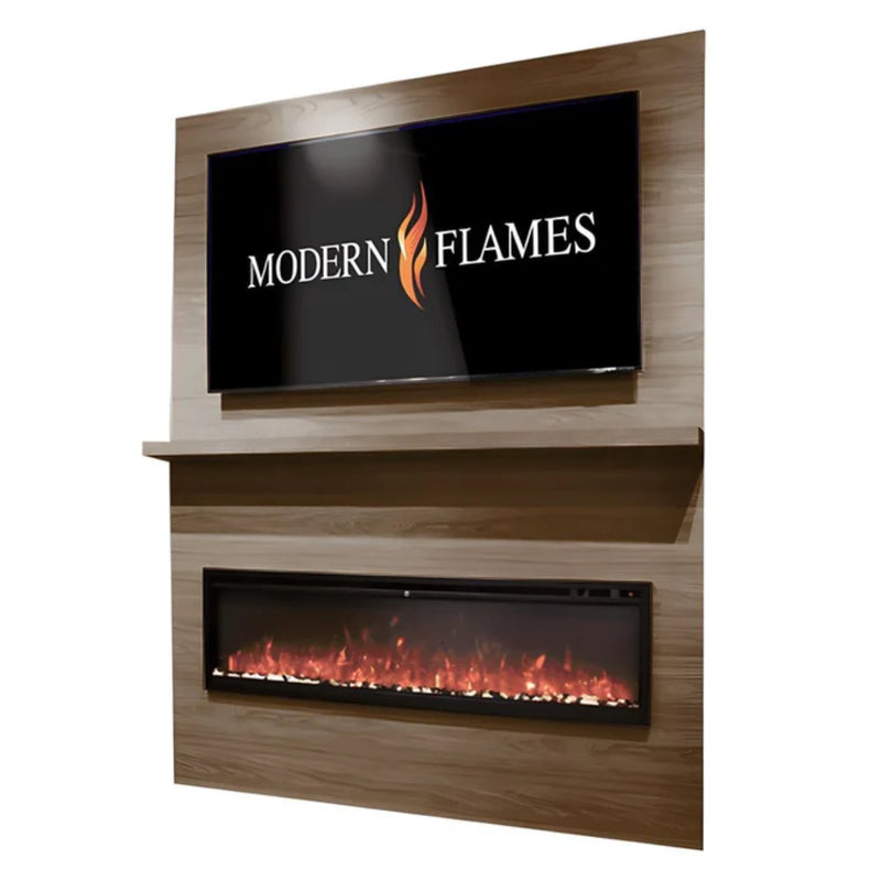 Modern Flames Coastal Sand Allwood Fireplace Wall System