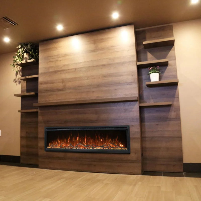Modern Flames Coastal Sand Allwood Fireplace Wall System