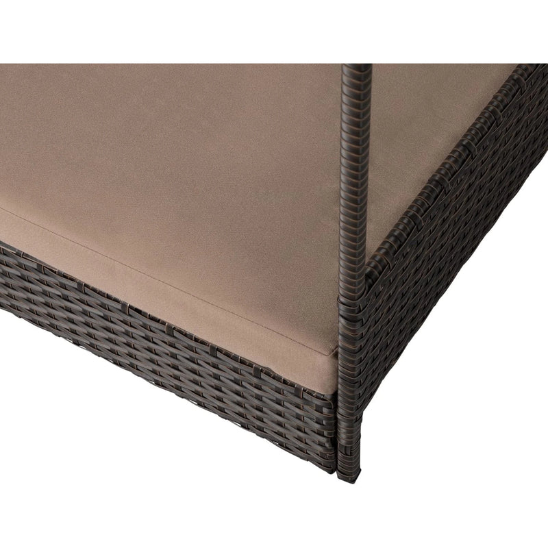 Huntley Pet Rattan Wicker Cabana Raised Pet Bed | GW STORE