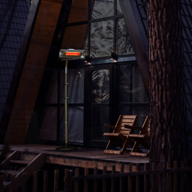 Well Traveled Living Telescoping Offset Pole Mounted Infrared Patio Heater | GW STORE