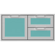 Hestan 42" Double Drawer & Storage Door Combo Recessed Marquise Acc | GW STORE