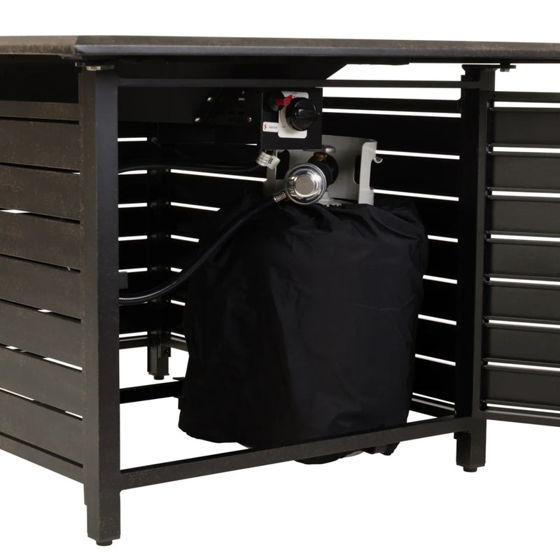 Well Traveled Living Longmont Aluminum Rectangular Propane Fire Pit | GW STORE