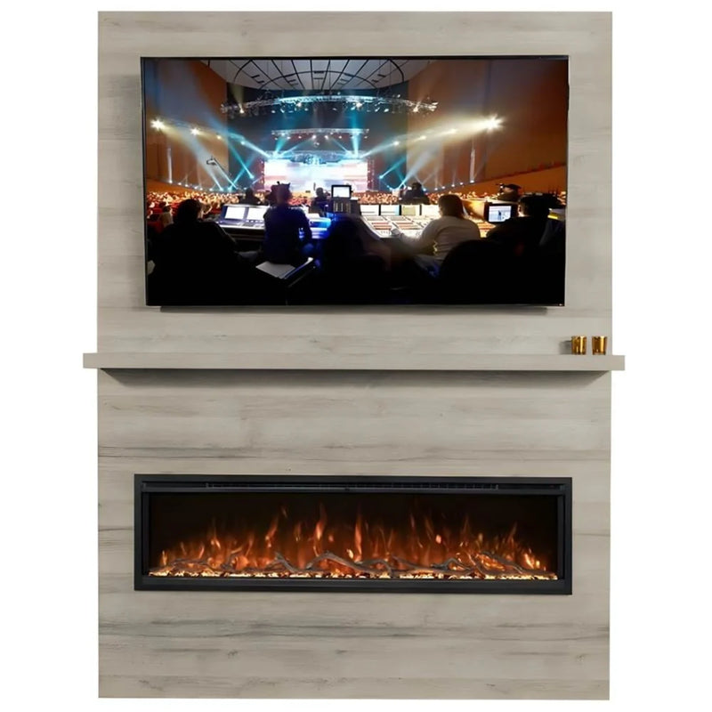 Modern Flames Coastal Sand Allwood Fireplace Wall System