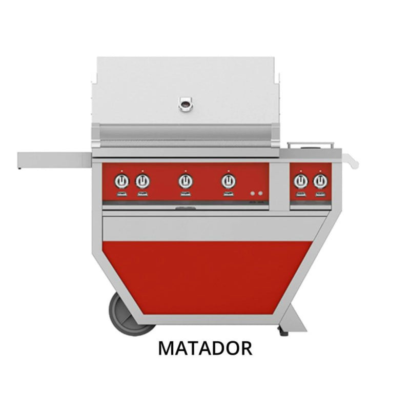 Hestan 36" 3-Burner Gas Grill with Deluxe Cart | GW STORE