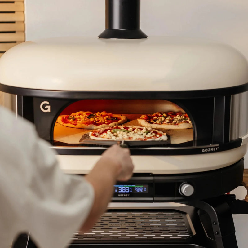 Gozney Dome XL Gen 2 Bone Dual Fuel Freestanding Outdoor Pizza Oven Essentials Bundle | GW STORE