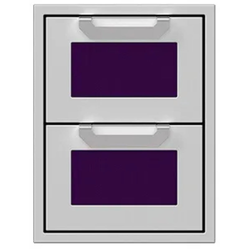 Hestan 16" Double Storage Drawer Recessed Marquise Accented Panels | GW STORE