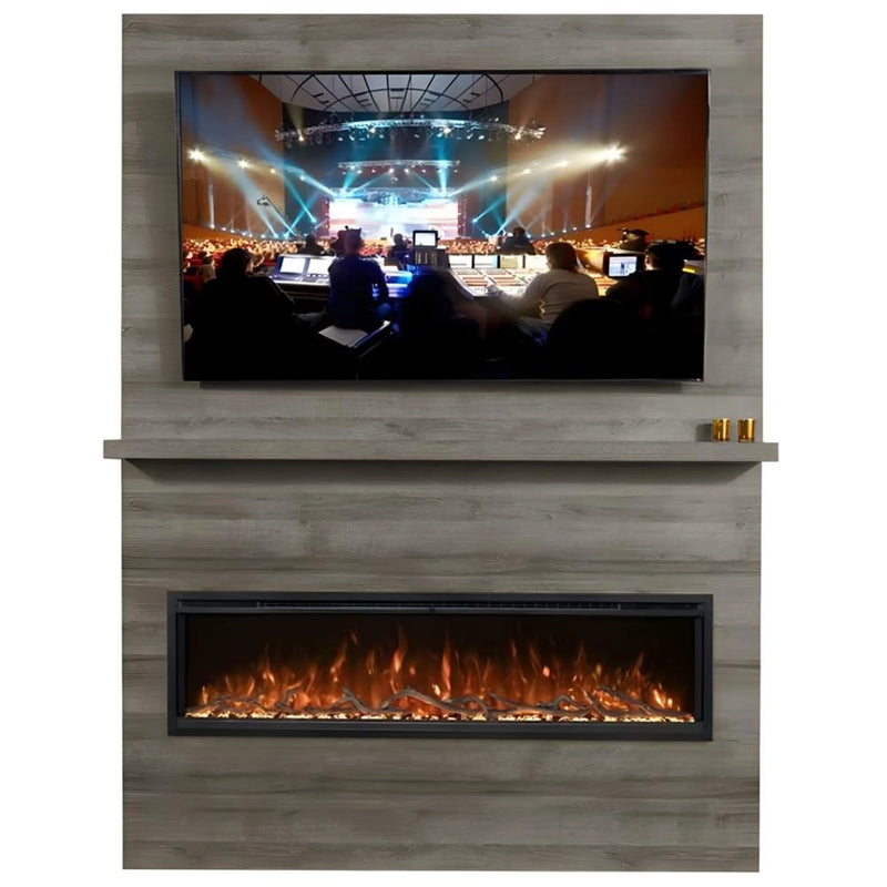 Modern Flames Coastal Sand Allwood Fireplace Wall System